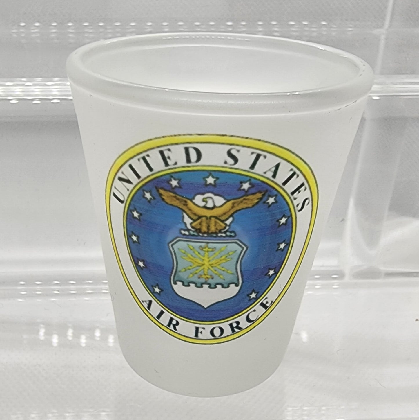 Frosted Shot Glass Set - Military Collection (Qty 4)