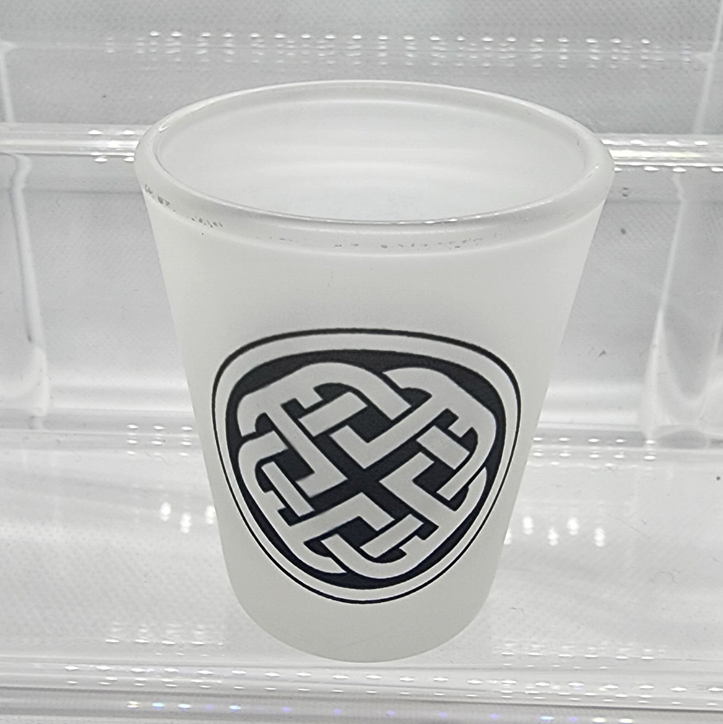 Frosted Shot Glass Set - Celtic Collection (Qty 4)