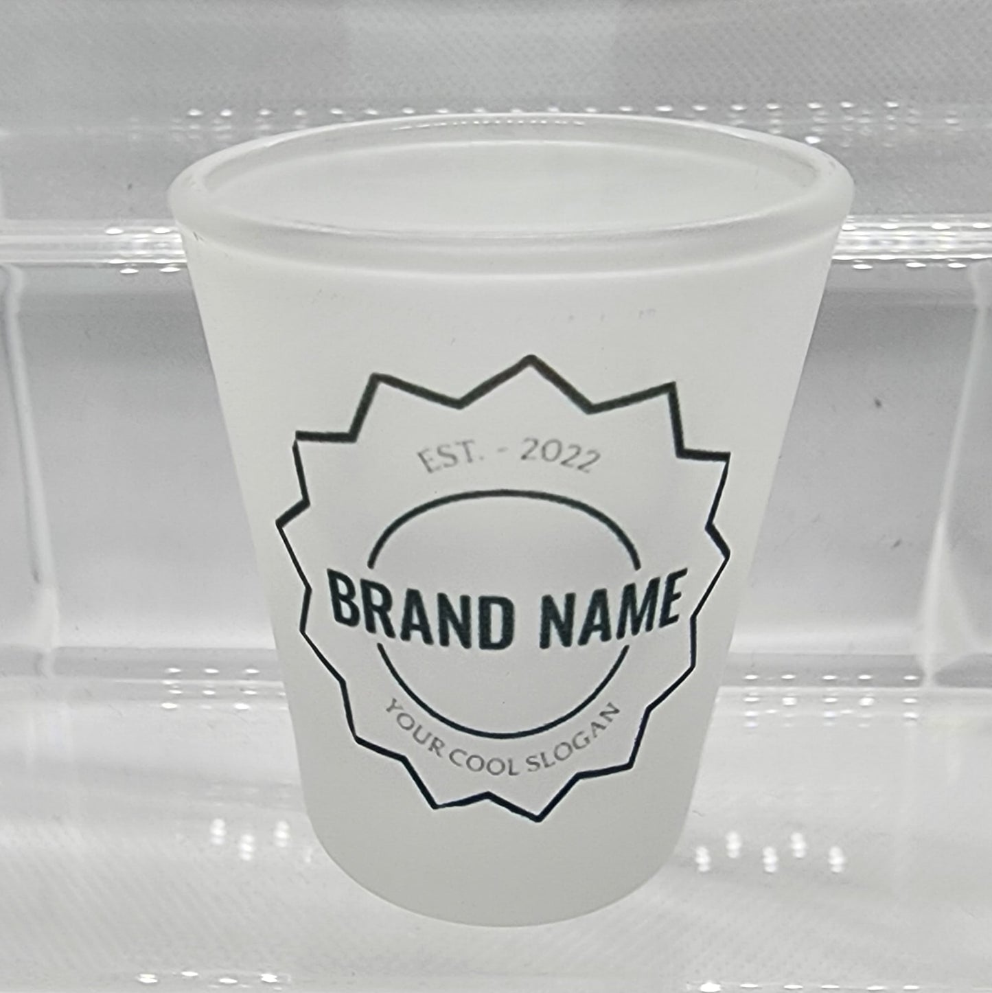 Custom Frosted Shot Glass Set (Qty 4)