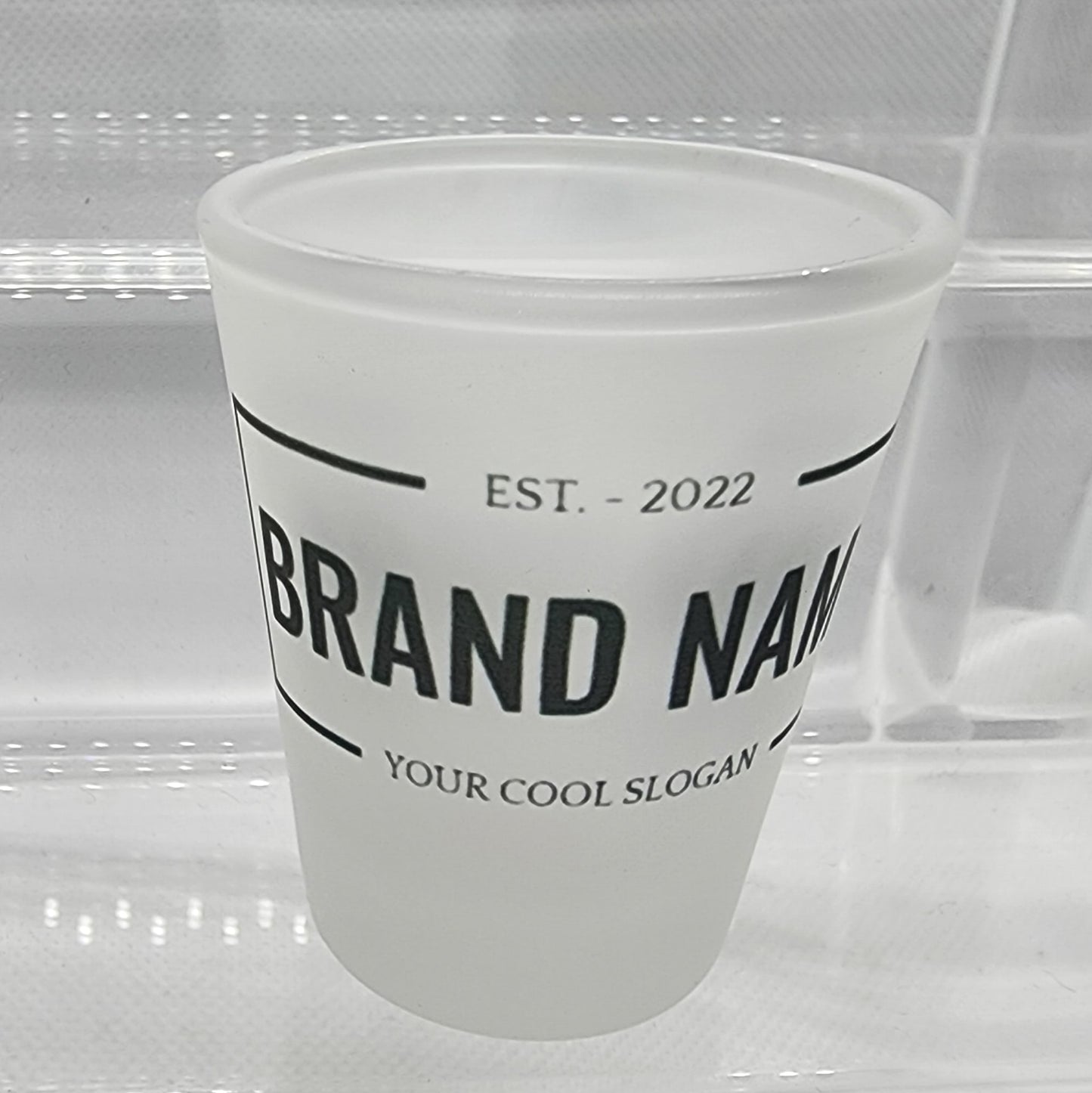 Custom Frosted Shot Glass Set (Qty 4)