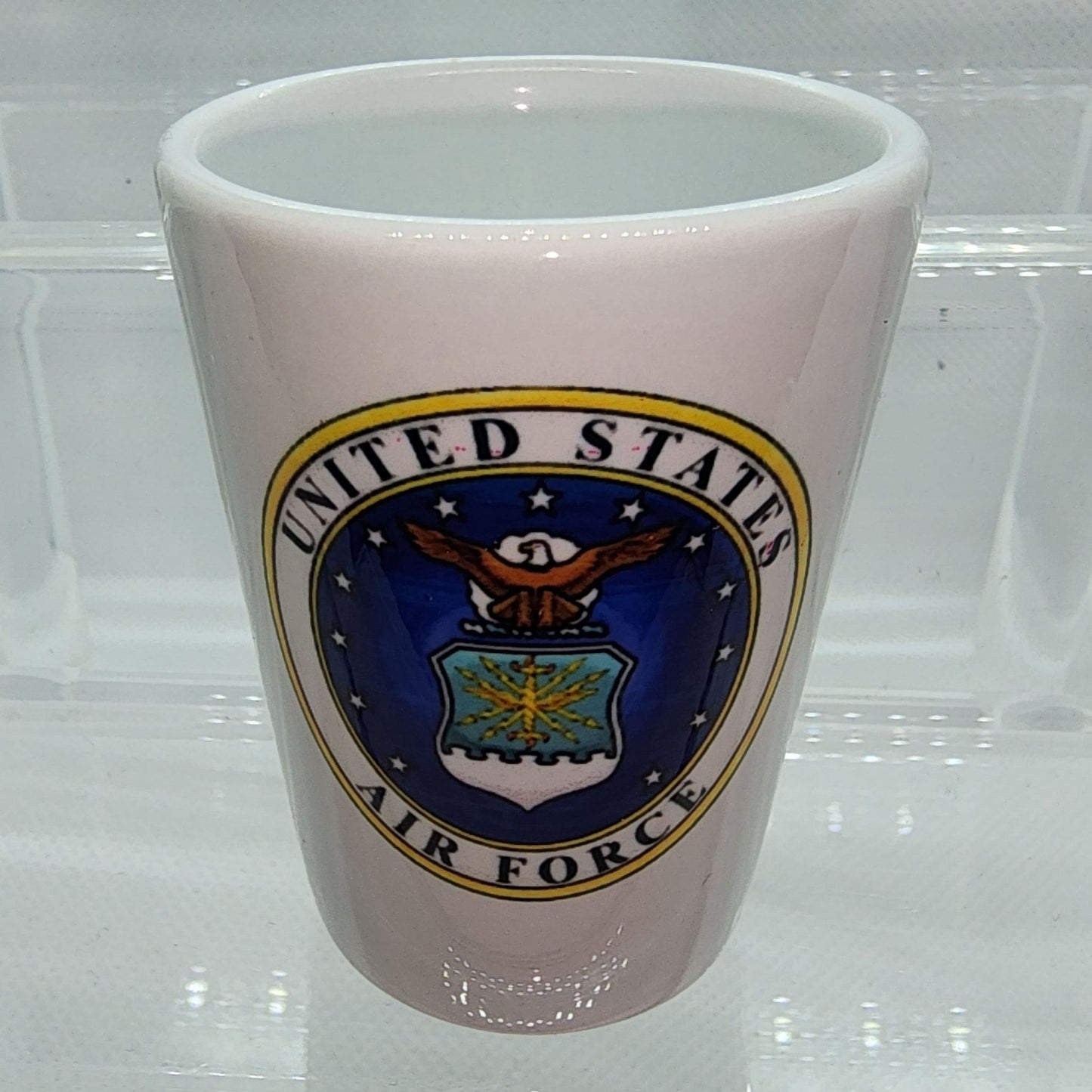 Ceramic Shot Glass Set - Military Collection (Qty 4)