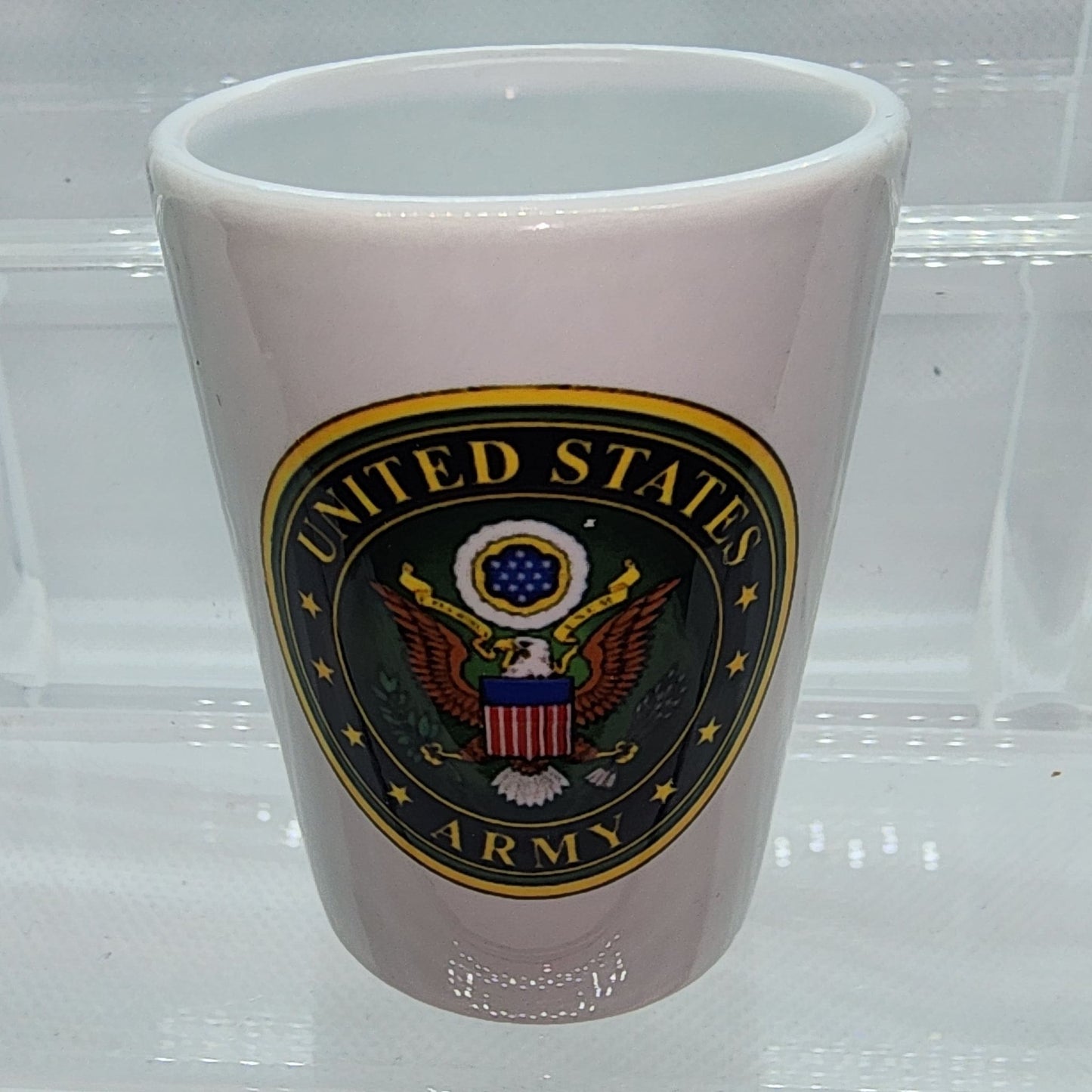 Ceramic Shot Glass Set - Military Collection (Qty 4)
