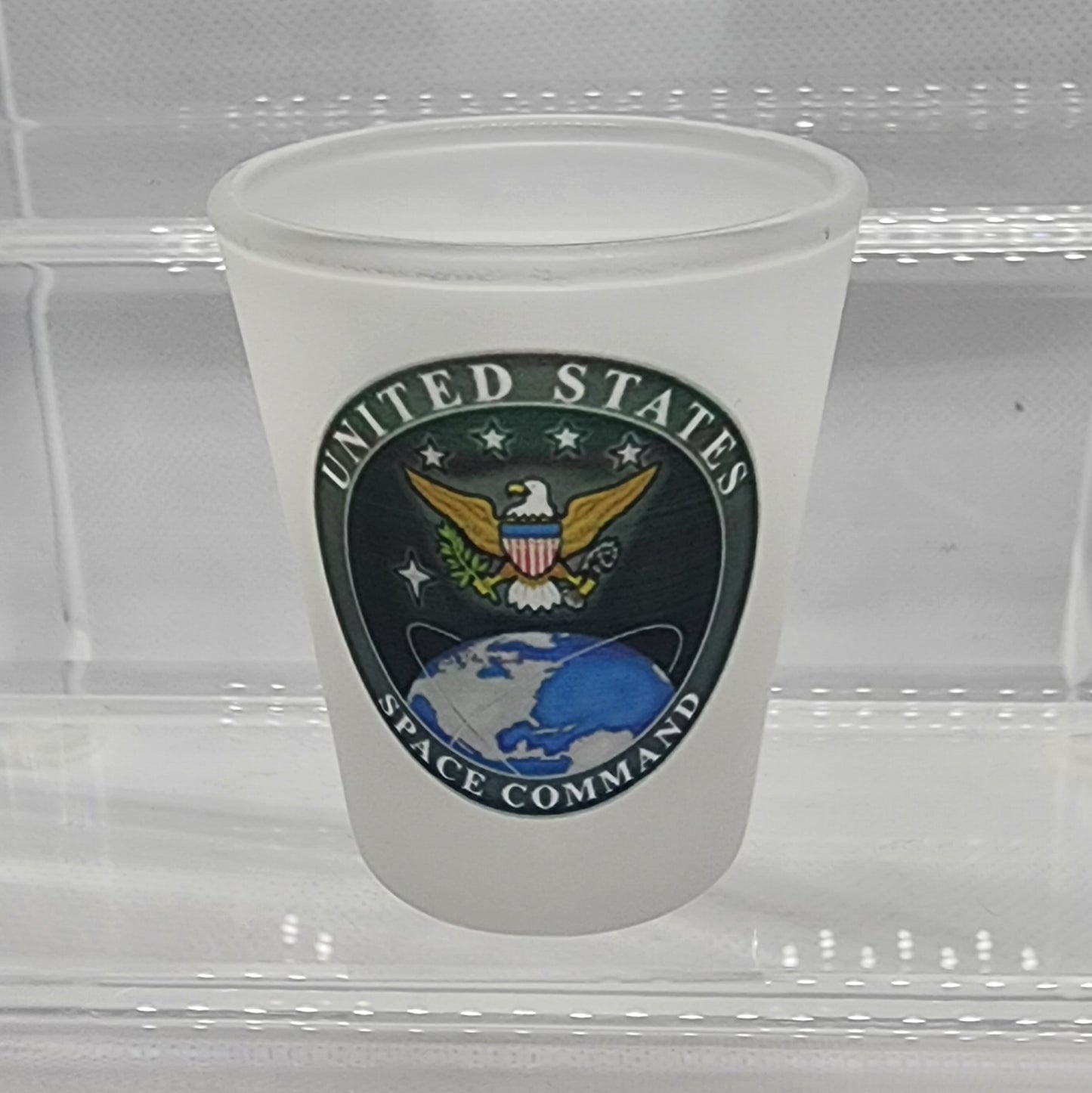 Frosted Shot Glass Set - Military Collection (Qty 4)