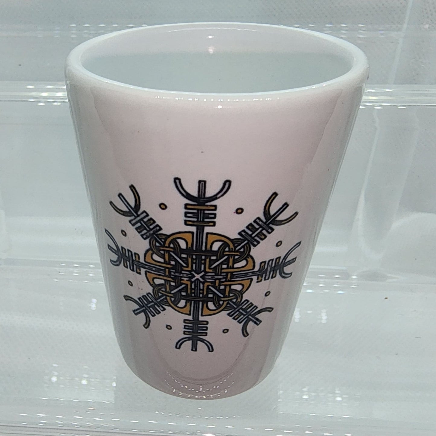 Ceramic Shot Glass Set - Viking Collection (Qty 4)