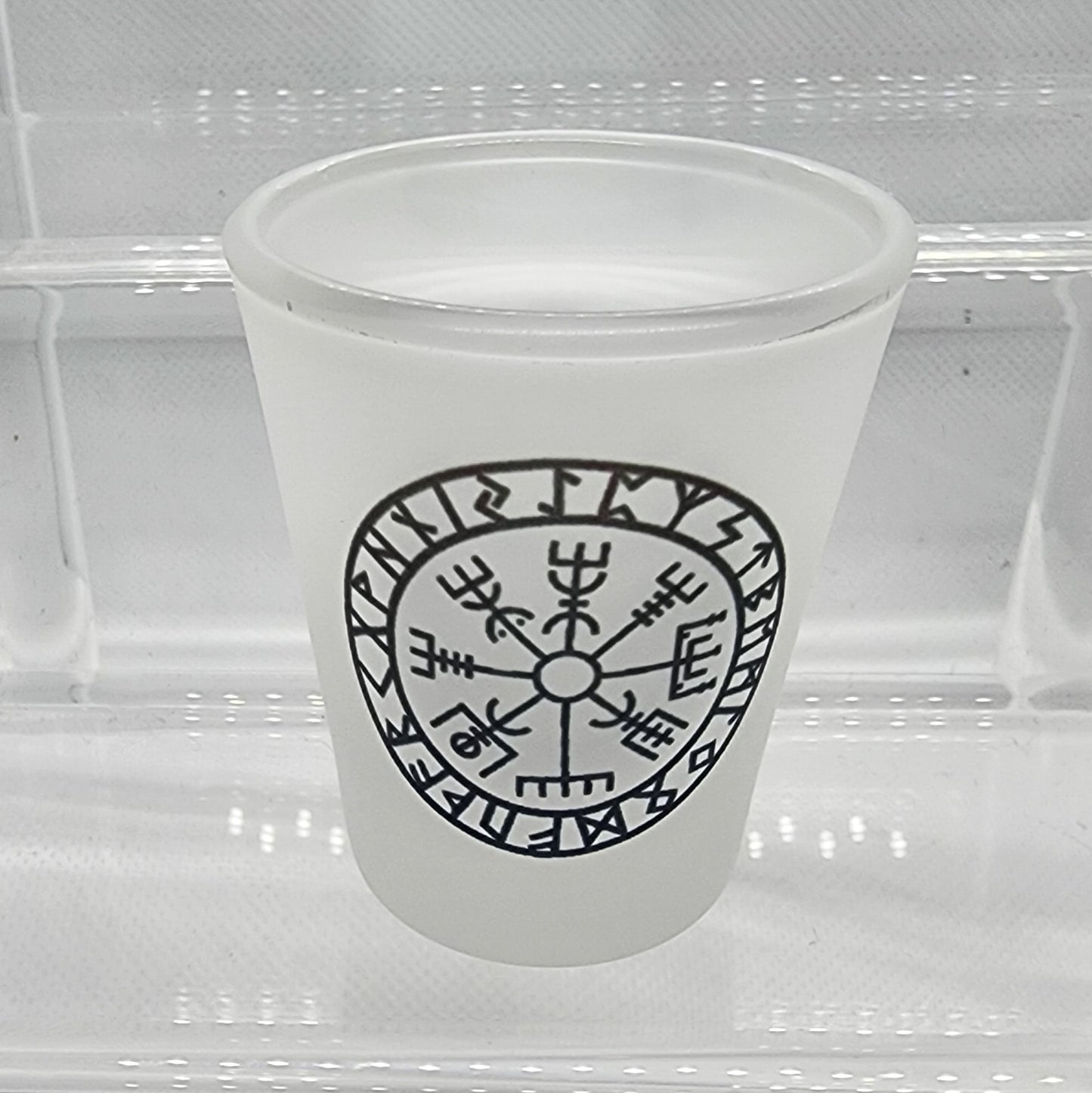 Frosted Shot Glass Set - Viking Collection (Qty 4)