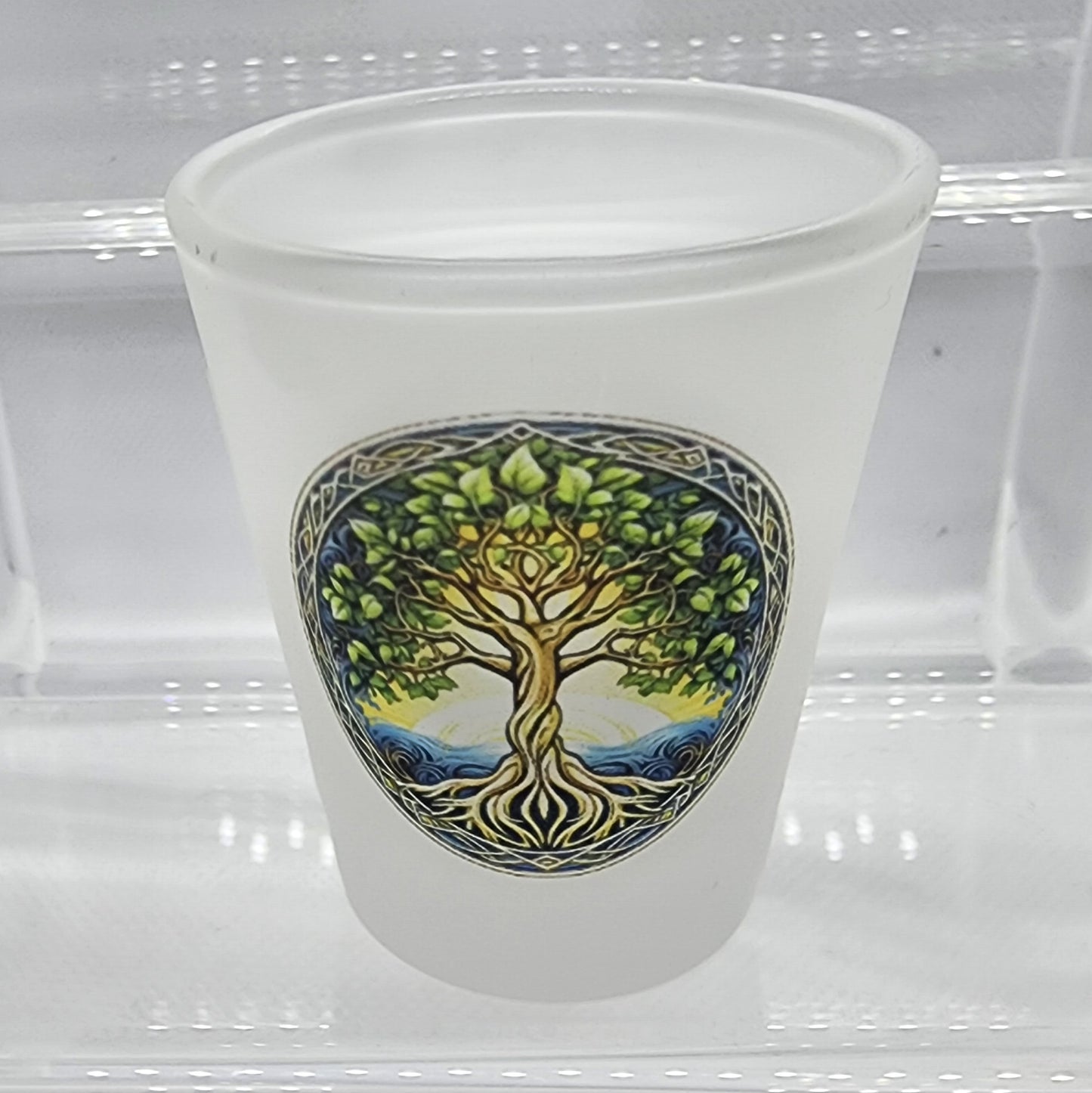 Frosted Shot Glass Set - Viking Collection (Qty 4)