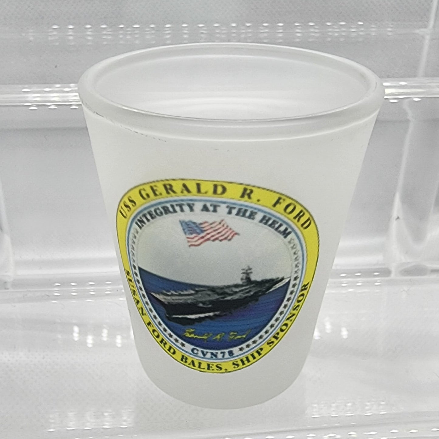 Custom Frosted Shot Glass Set - Your Unit (Qty 4)