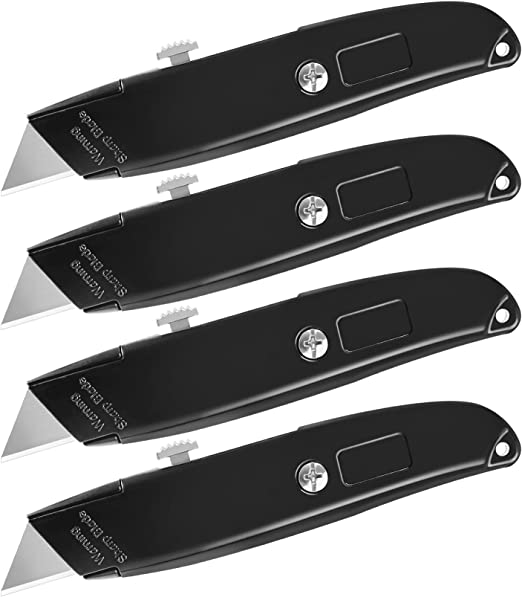 Custom Engraved Box Cutters - 4 Pack