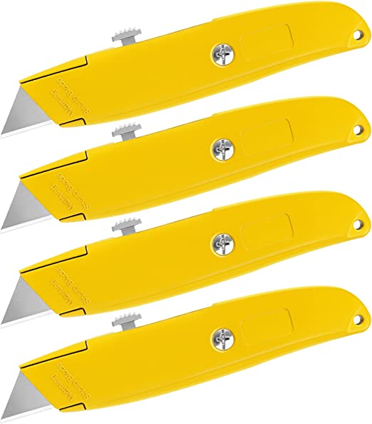 Custom Engraved Box Cutters - 4 Pack