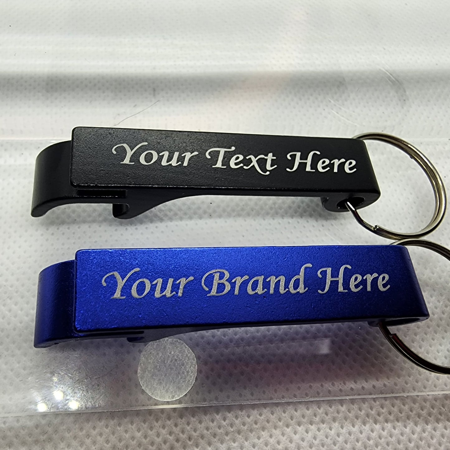 Custom Engraved Keychain Bottle Opener - 6 Pack