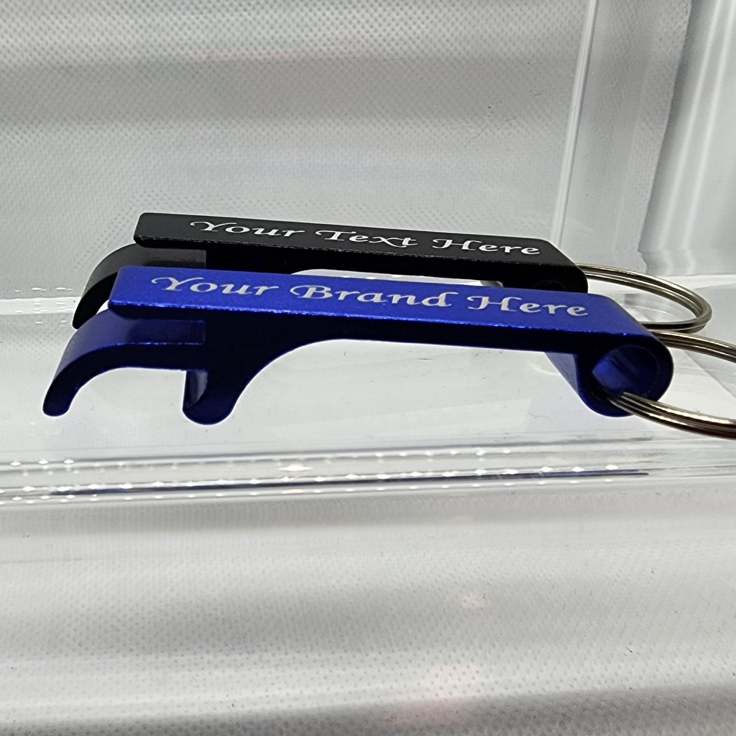 Custom Engraved Keychain Bottle Opener - 6 Pack