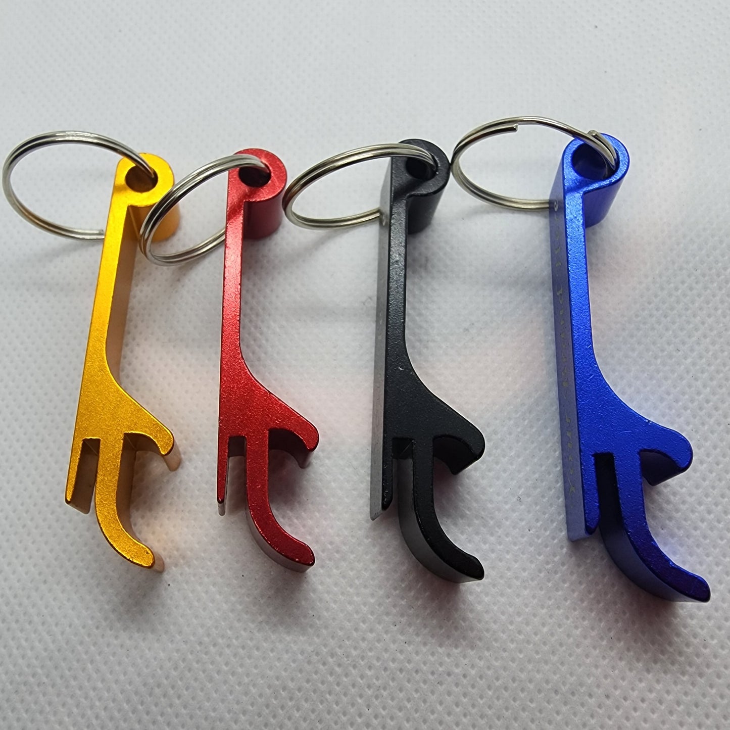 Custom Engraved Keychain Bottle Opener - 6 Pack