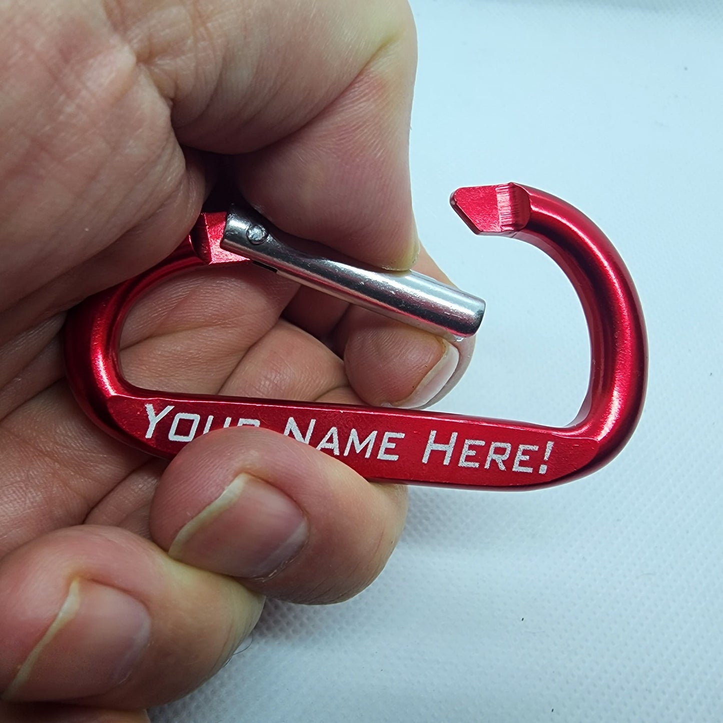Custom Engraved Carabiner - 10 Pack