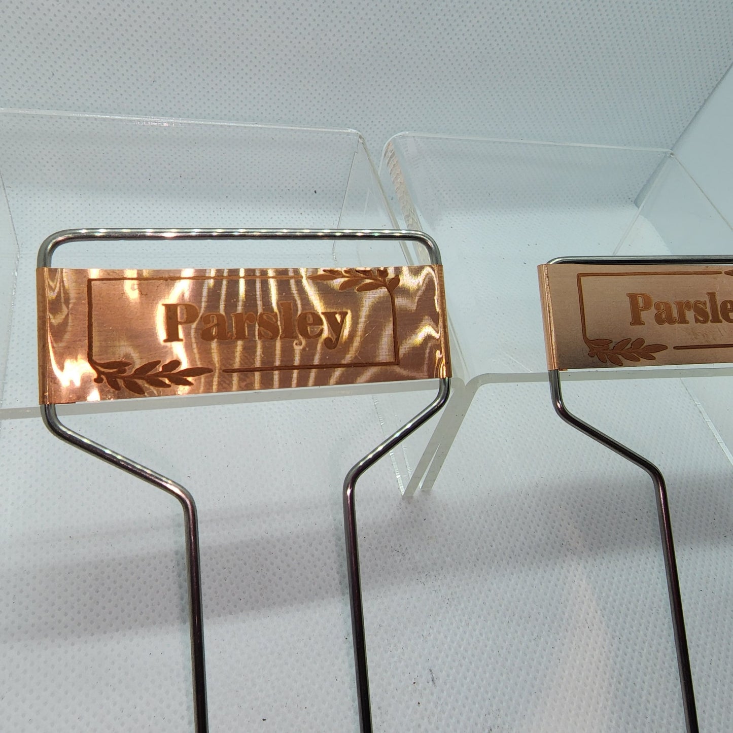 Custom Engraved Copper Plant Labels - 6 Pack