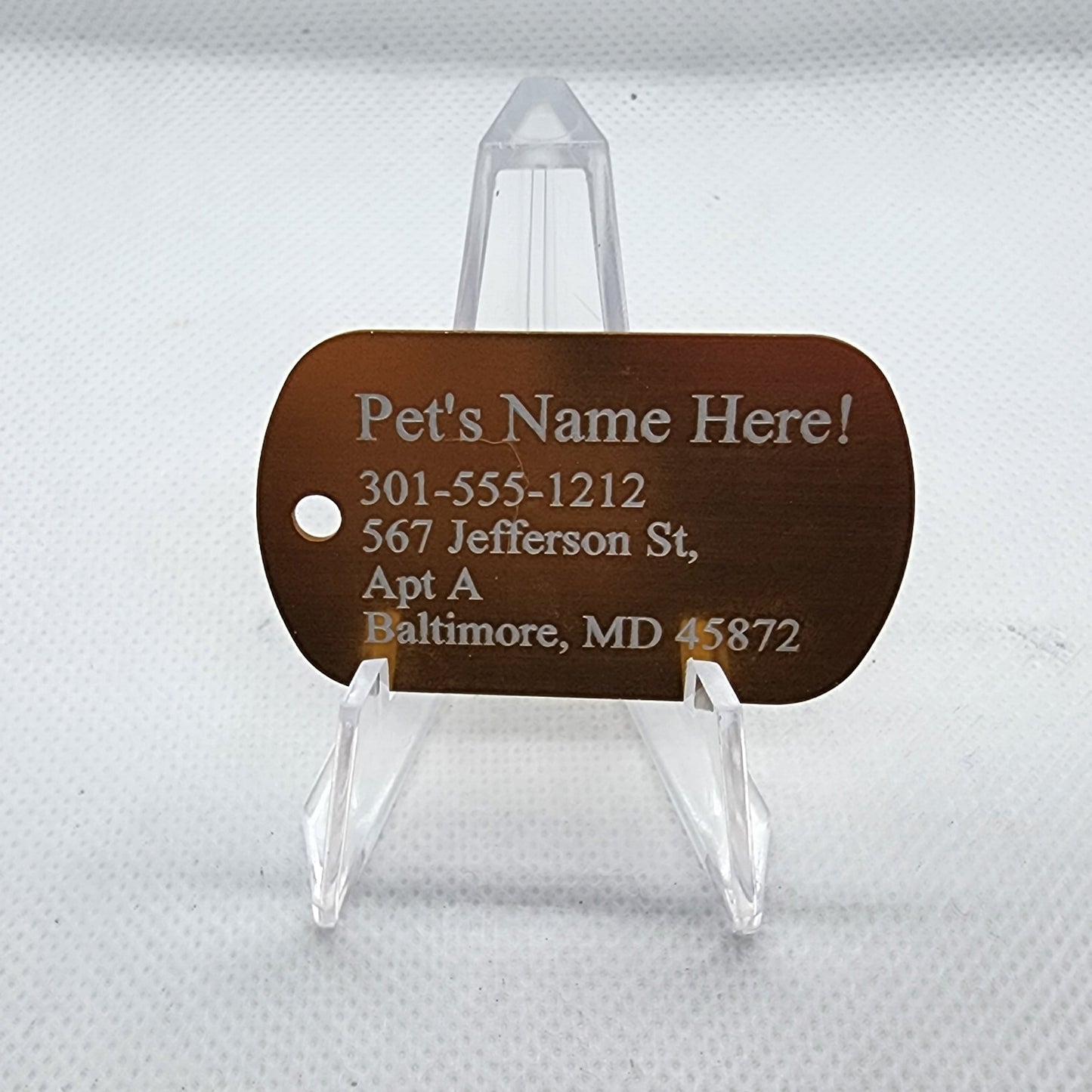 Custom Engraved Dog Tags - 2 Sided