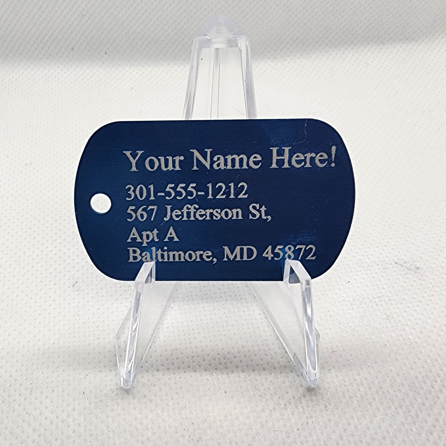 Custom Engraved Dog Tags - 2 Sided
