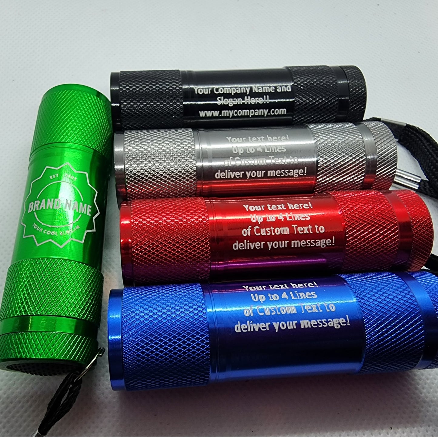 Custom Engraved Flashlight - Smooth Barrel