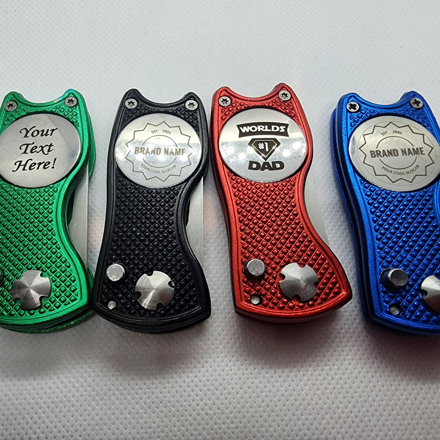 Custom Engraved Divot Tool and Ball Marker