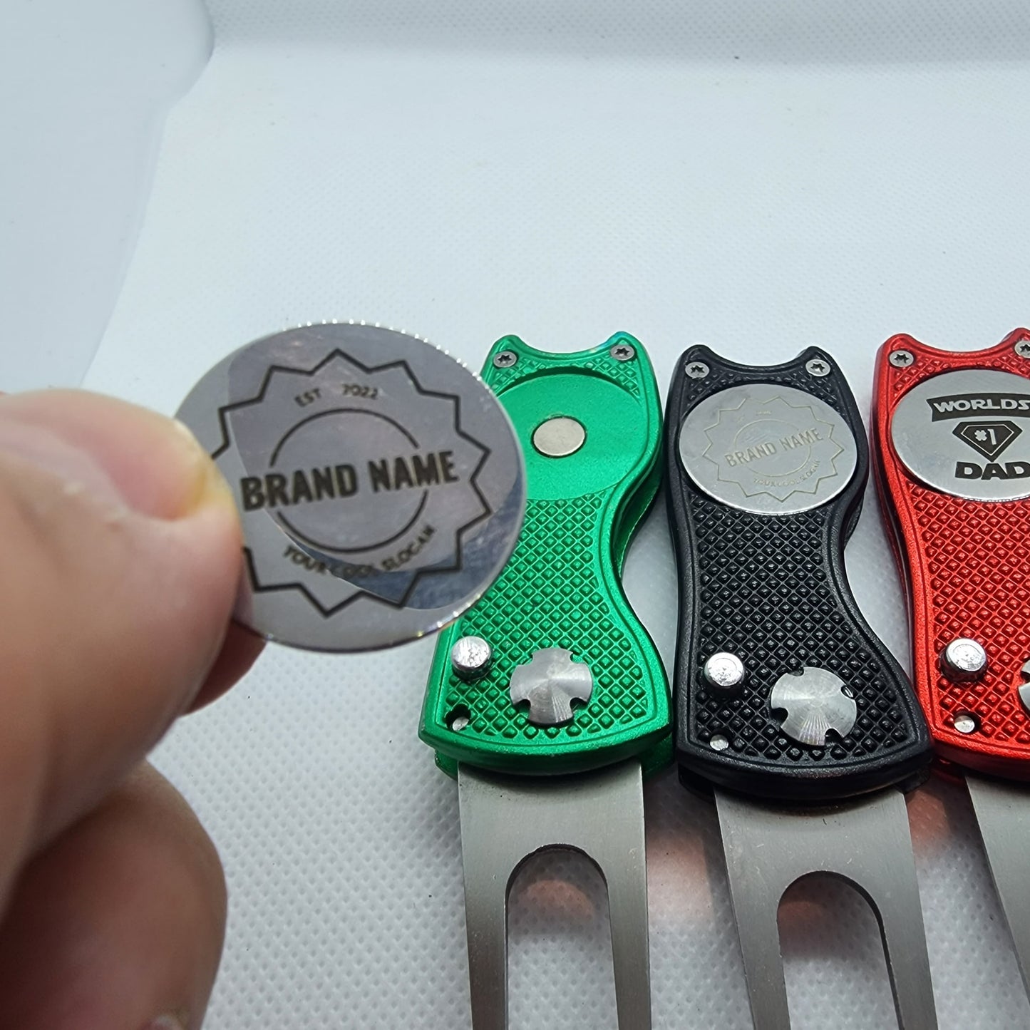 Custom Engraved Divot Tool and Ball Marker