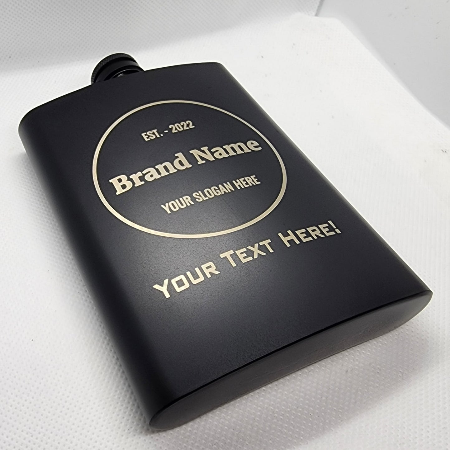 Custom Etched Hip Flasks