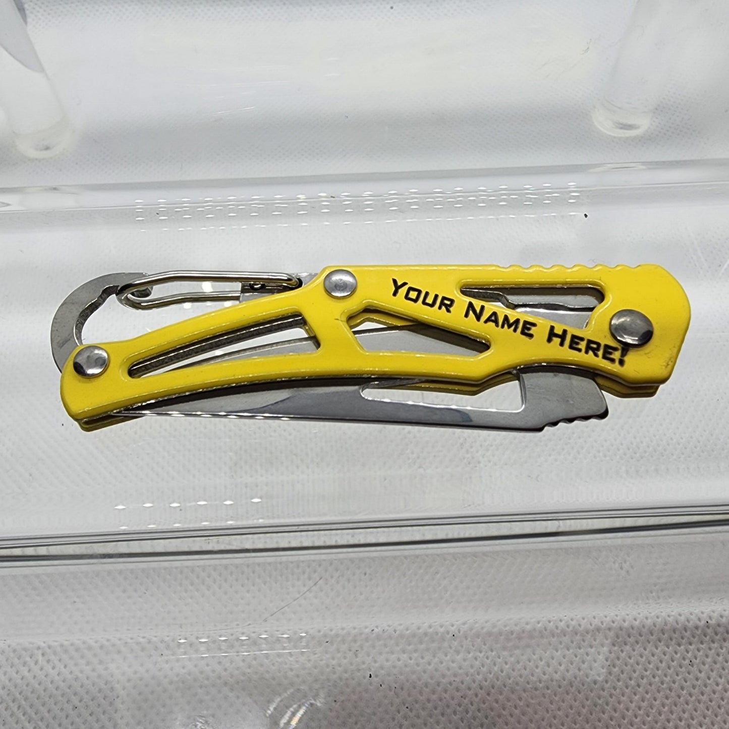 Custom Engraved Keychain Knife
