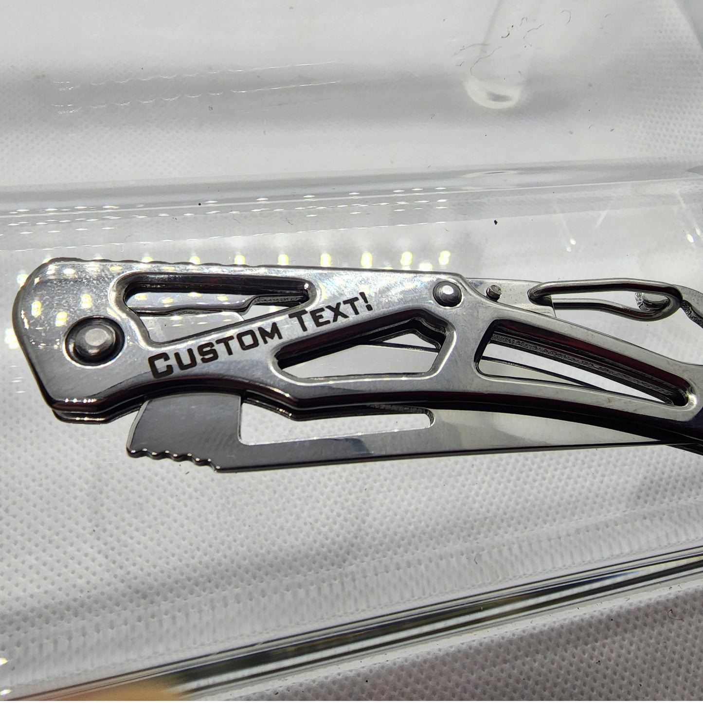 Custom Engraved Keychain Knife