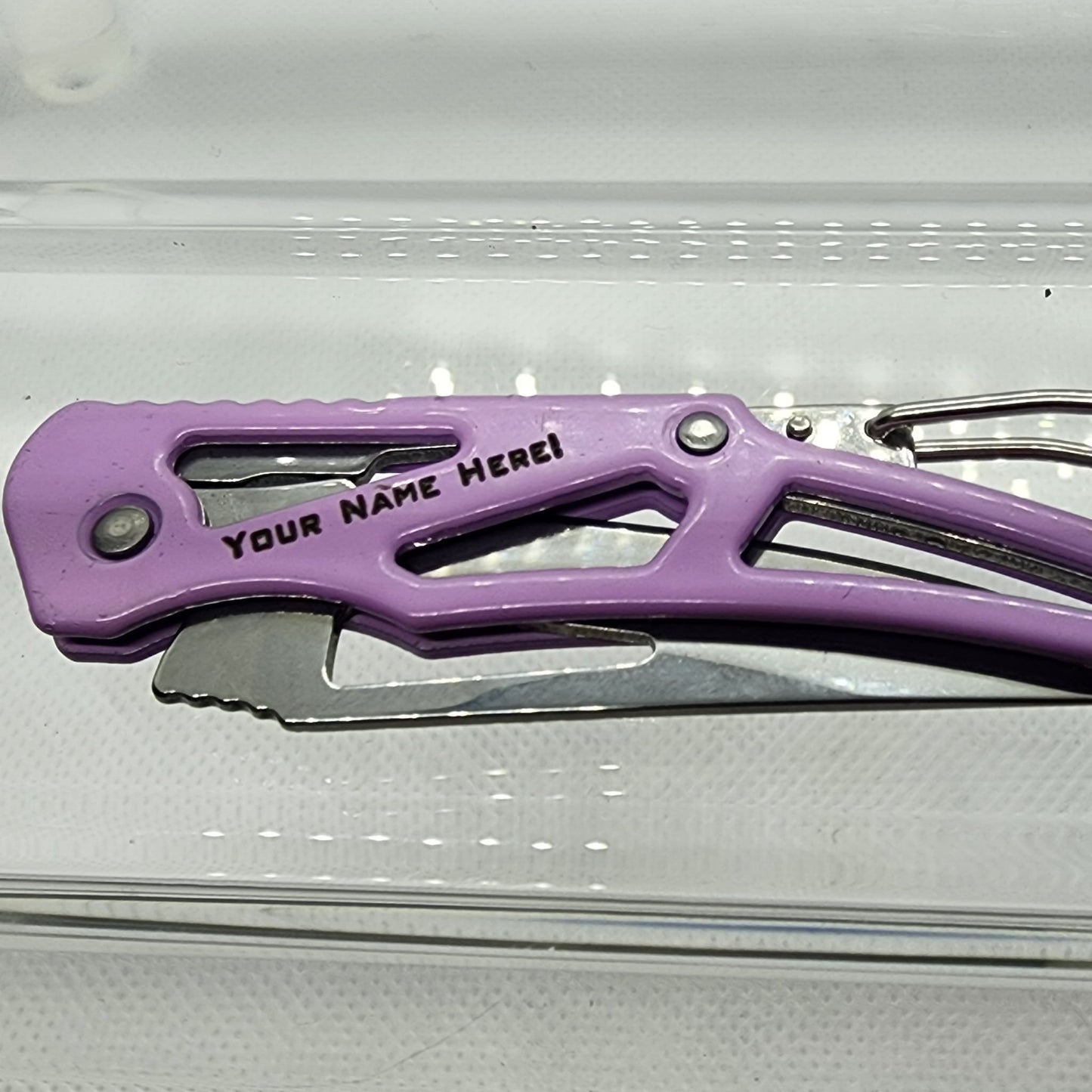 Custom Engraved Keychain Knife