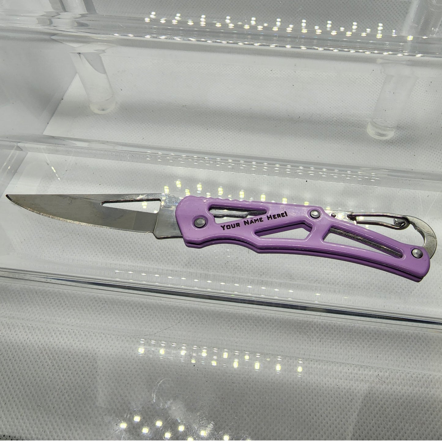 Custom Engraved Keychain Knife