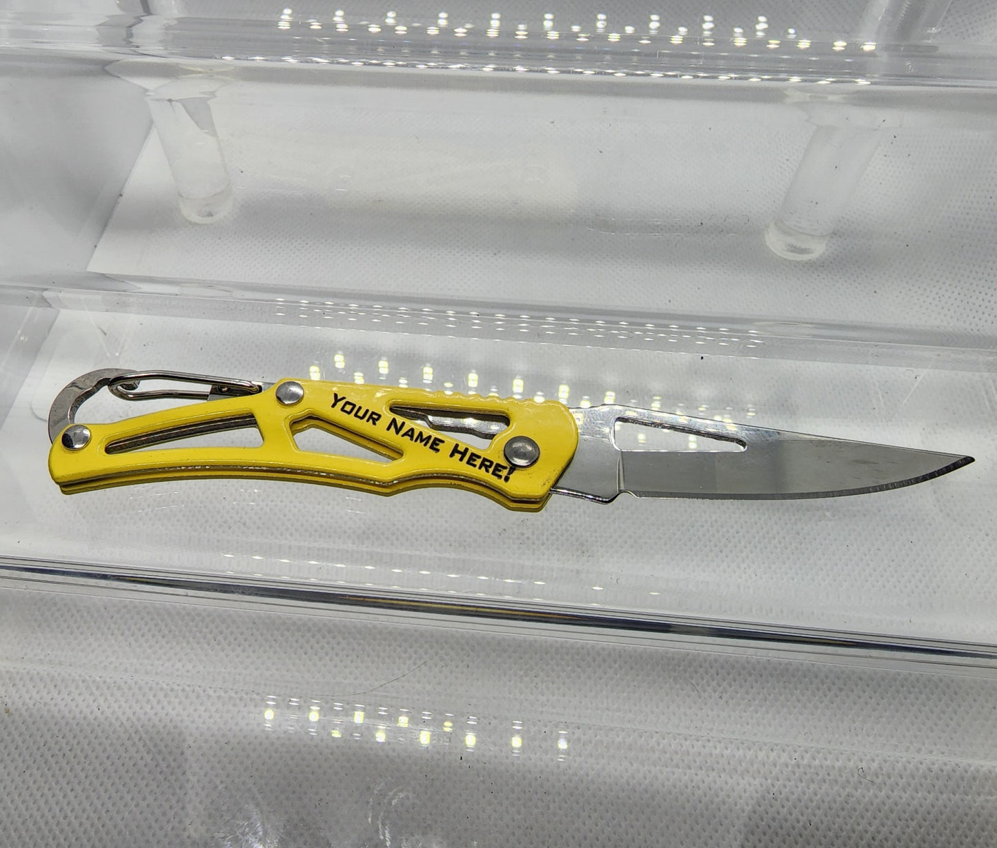 Custom Engraved Keychain Knife