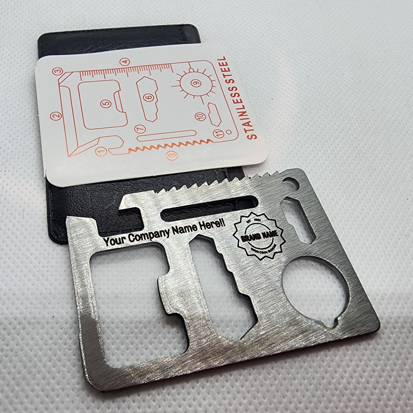 Custom Engraved Pocket Survival Tool