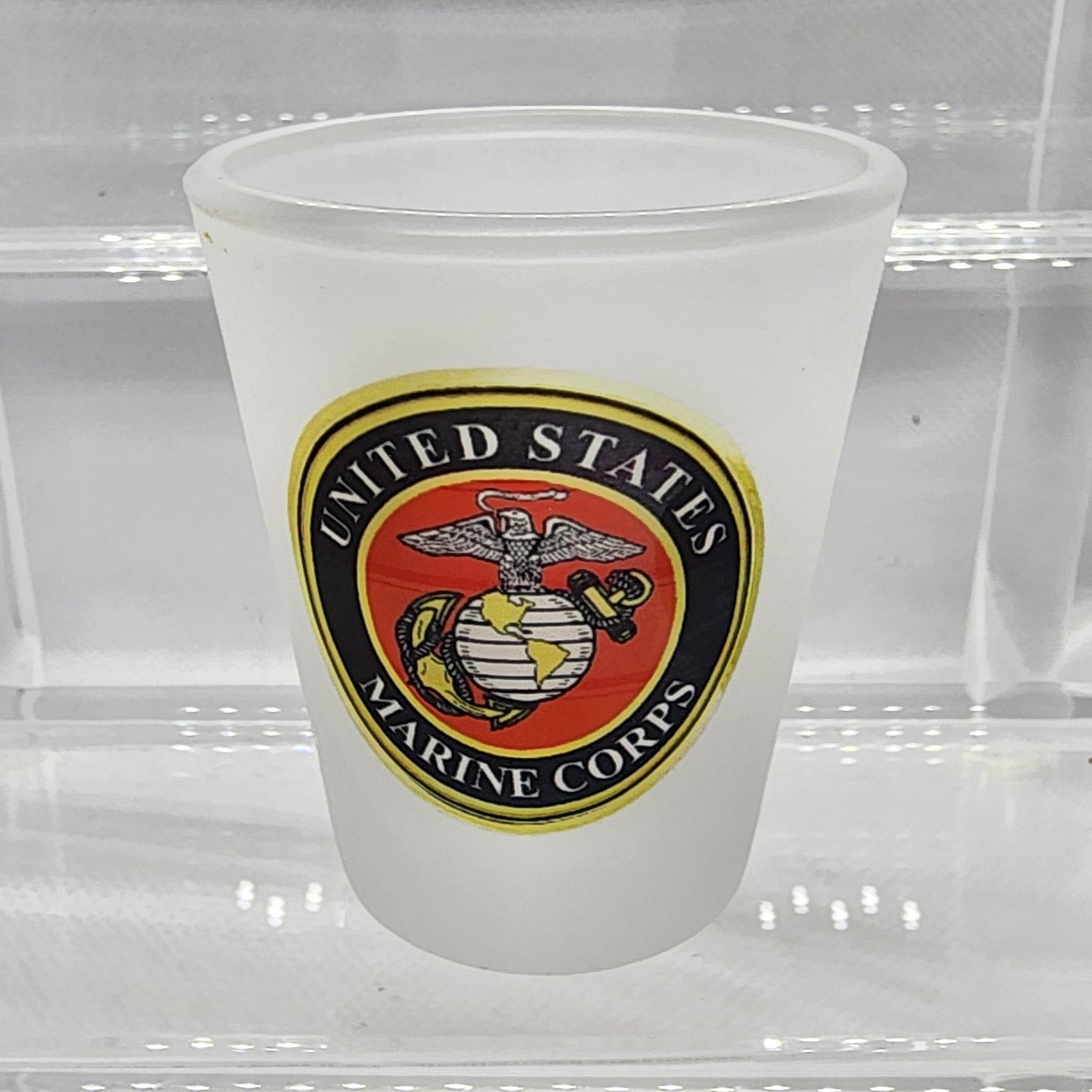 Frosted Shot Glass Set - Military Collection (Qty 4)