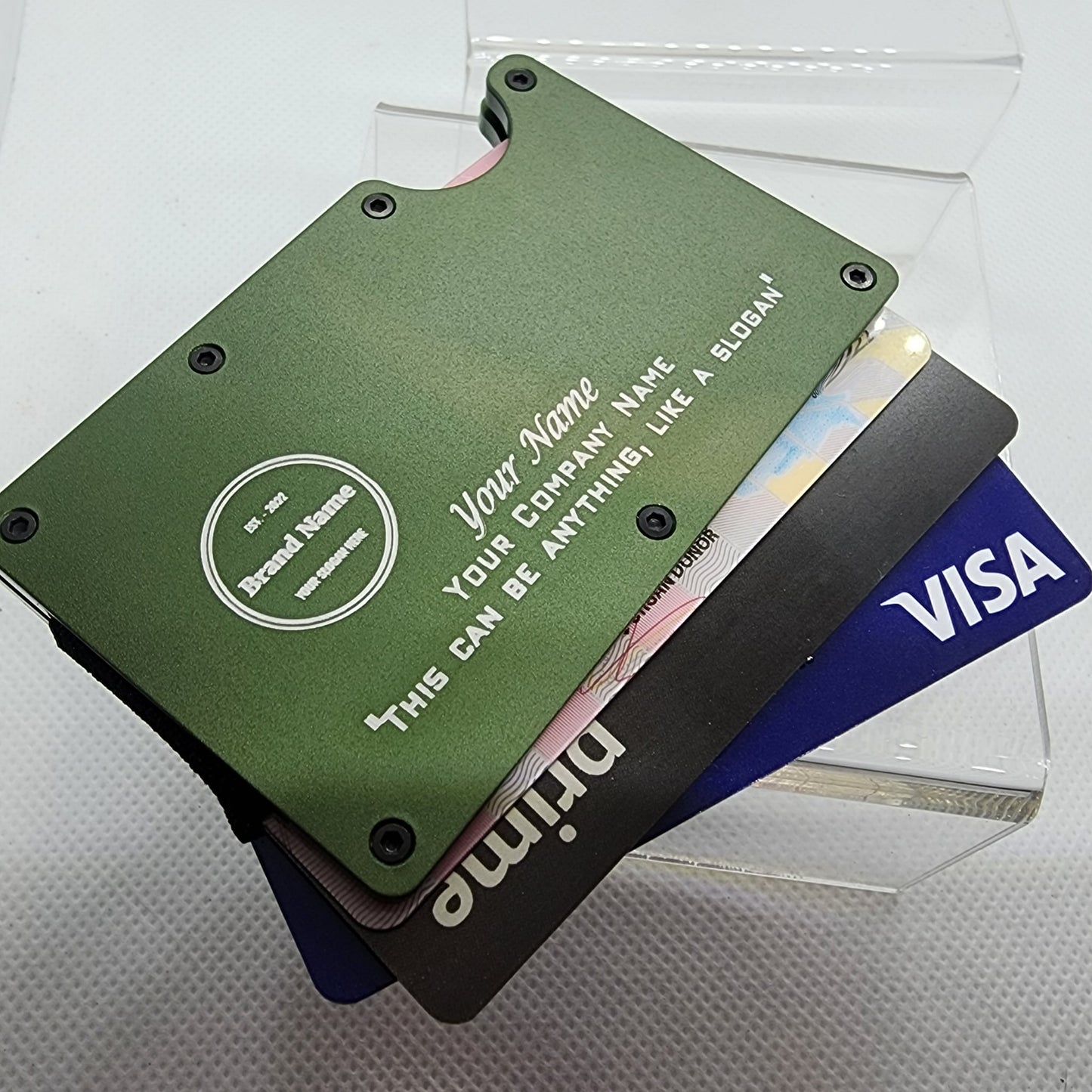 Custom Engraved Tac Wallet