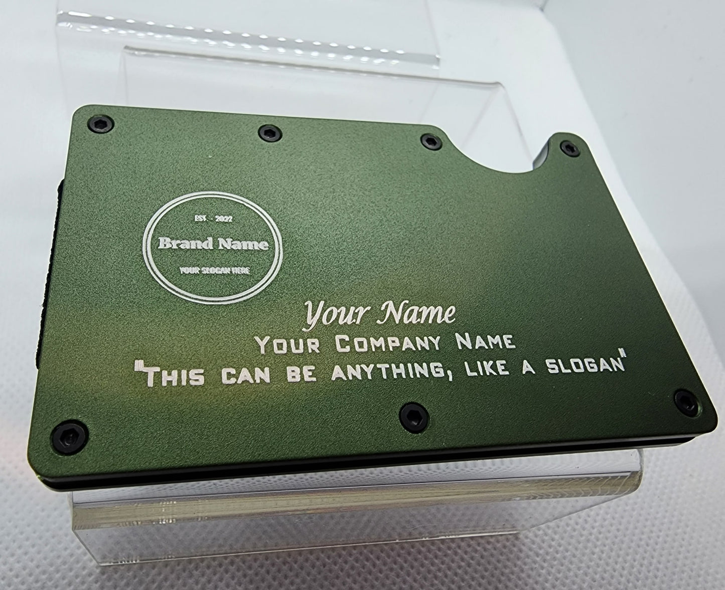 Custom Engraved Tac Wallet