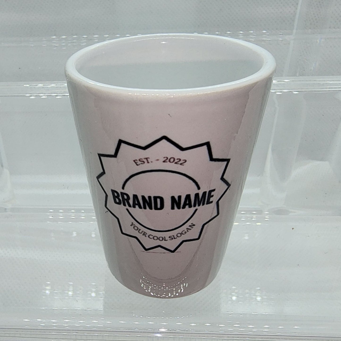 Custom Ceramic Shot Glass  (Qty 4)