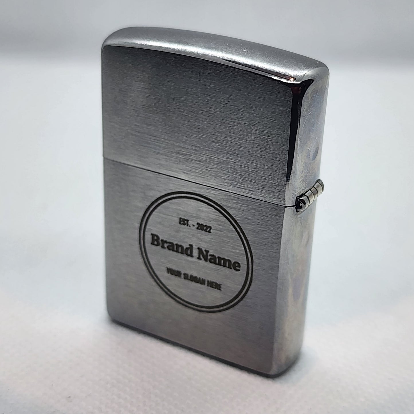 Custom Engraved Zippo Chrome Pocket Lighter