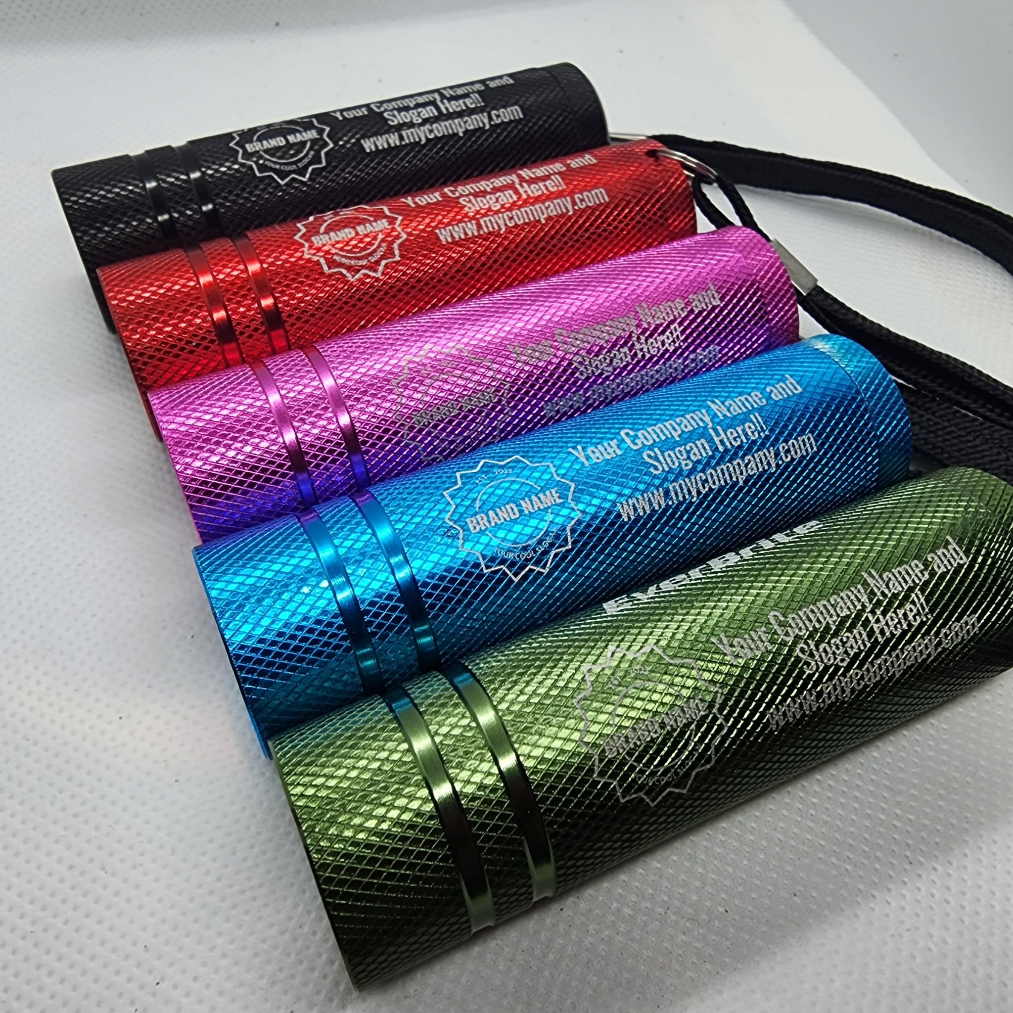 Custom Flashlight Custom Engraved Flashlight - Textured Barrel – Lightbourne Branding and ...