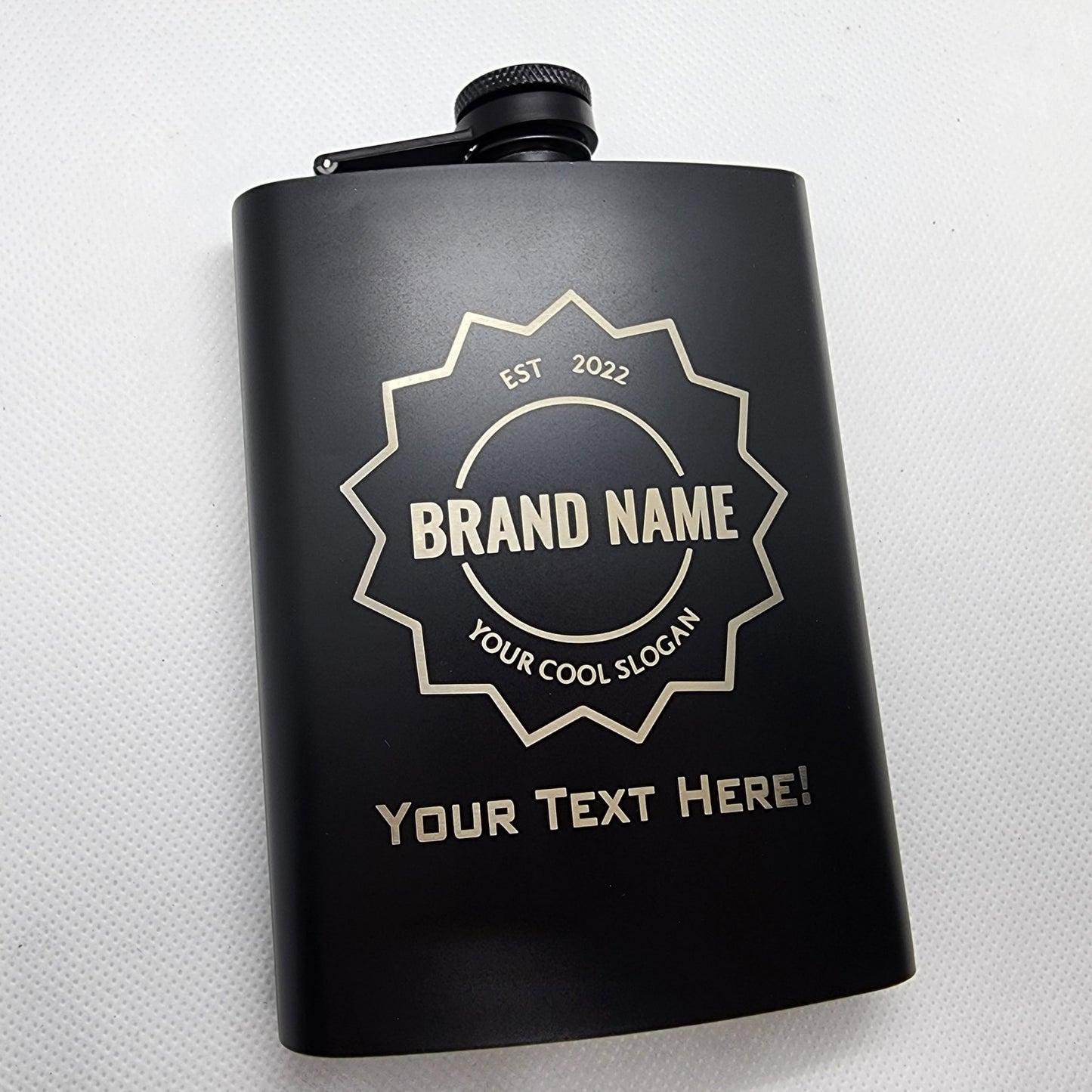 Custom Etched Hip Flasks