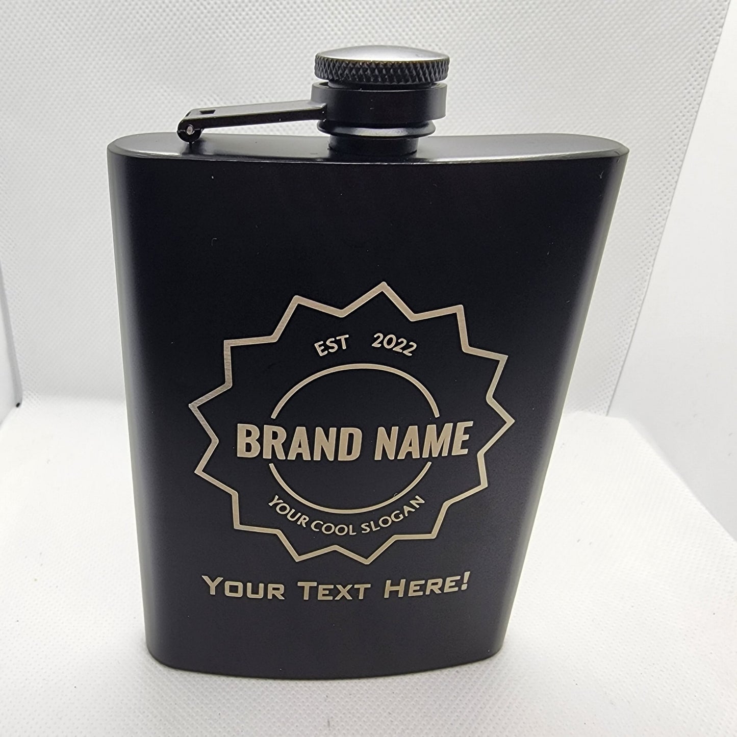 Custom Etched Hip Flasks